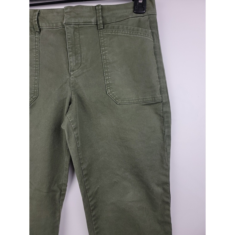 Banana Republic Factory Olive Green Utility Slim Patch Pocket Pants Mens 8 32x26 - Picture 8 of 13